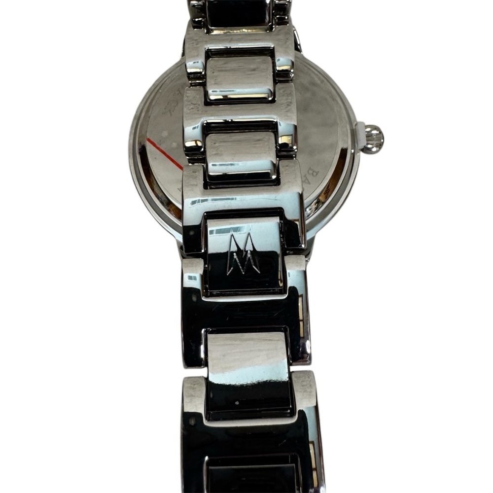 Melania Trump Collection Silver Tone Watch with Rhinestones Roman Numerals NWOT - Picture 9 of 12